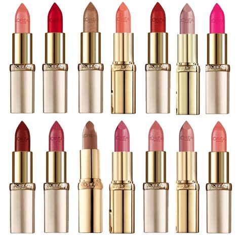 l'oreal color riche lipstick chart.